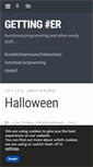 Mobile Screenshot of gettingsharper.de